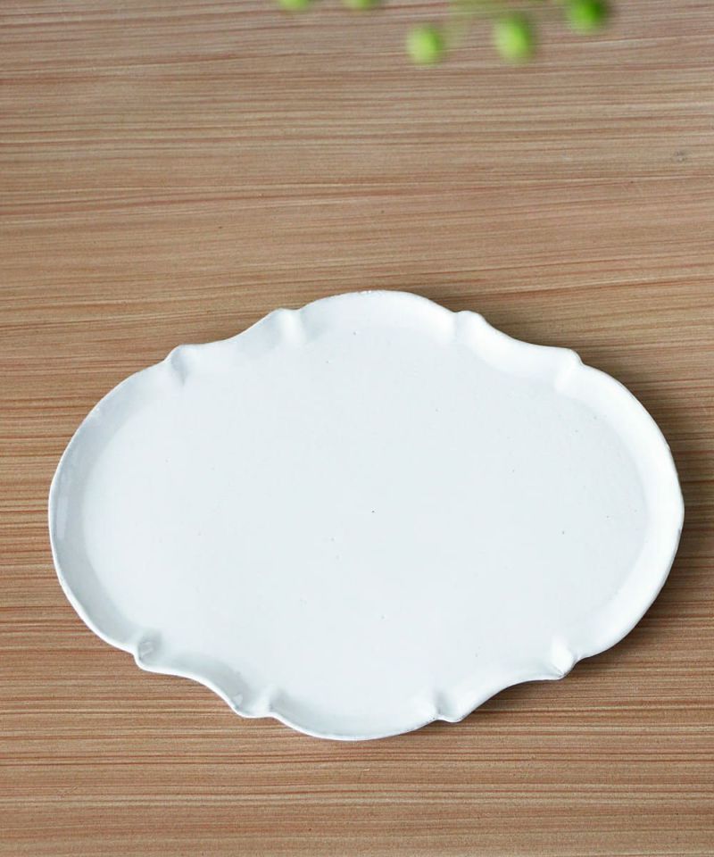 ら*堂様 Astier de Villatte Rome ディナープレート AS Astier de Villatte ローマ・ディナープレートPM – Blanc de Juillet