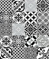【個別注文】Beija Flor フロアマット・Eclectic Black&White Modern(12サイズ展開)