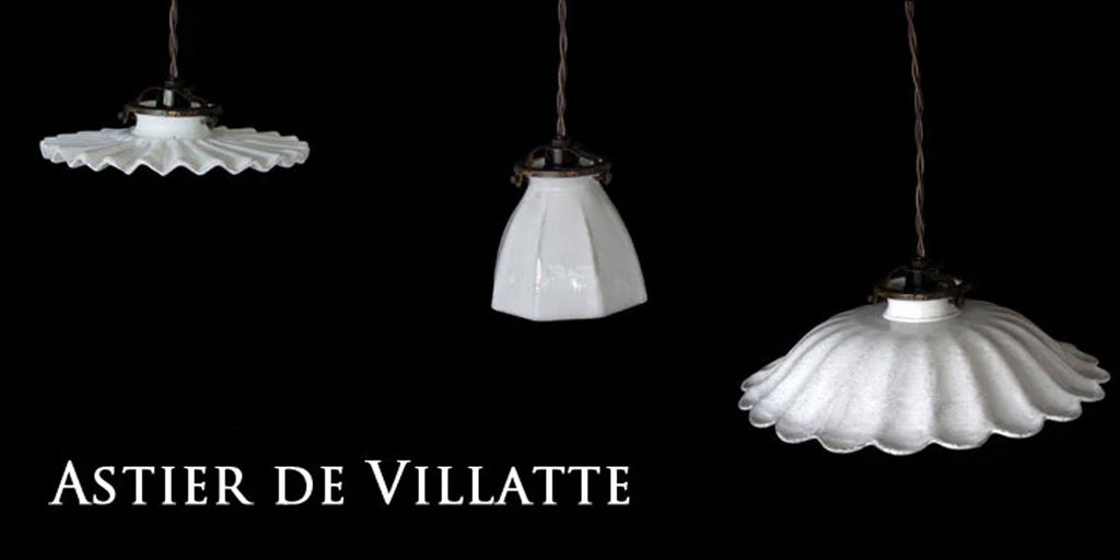 ASTIER DE VILLATTE ペンダントランプリアンS ブランドジュリエ ランプ / Astier de villatte – Blanc de Juillet
