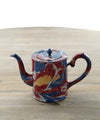 Astier de Villatte John Delian Marble Teapot Red Blue