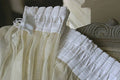 Lace Curtain Brinors Blanc 100% Linen (2 pieces)