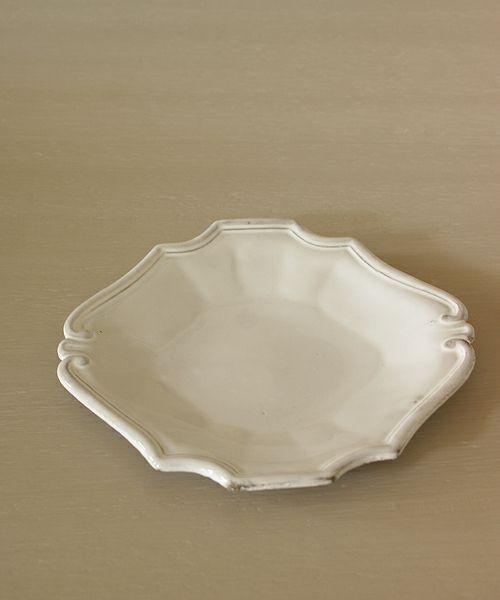 Astier de Villatte Regence saucer (for tea cup) – Blanc de Juillet