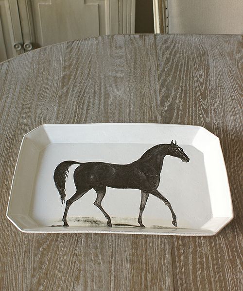 Astier de Villatte John Derian Octogonal Horse – Blanc de Juillet