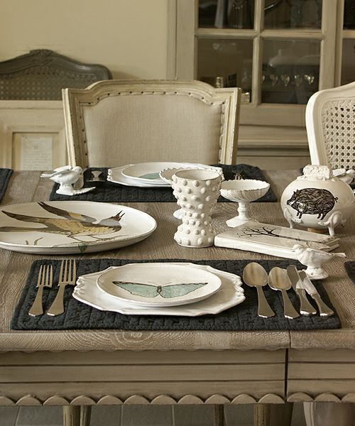 Astier de Villatte ナポリ・ストーン・デザートフォーク – Blanc de