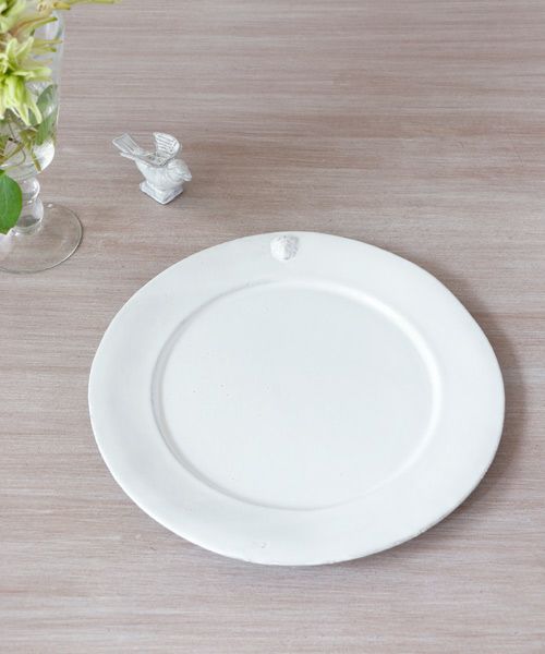 Astier de Villatte Alexandre Oval Plate PM – Blanc de Juillet