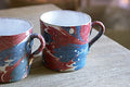 Astier de Villatte John Delian Marble Mug 341 Red Blue