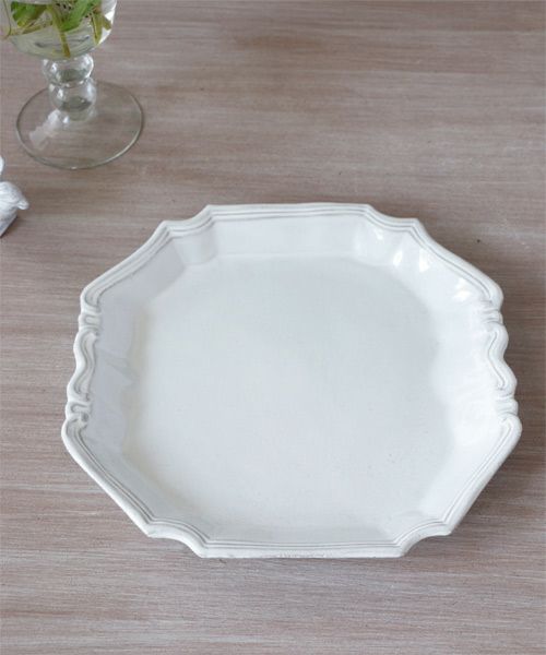 Astier de Villatte バック・オーバルプレート – Blanc de Juillet