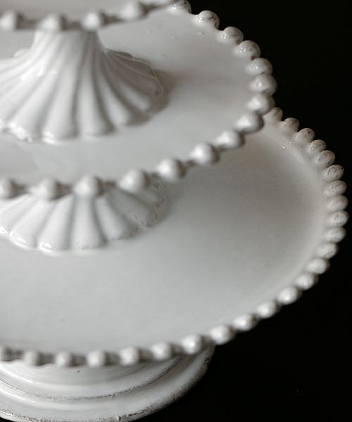 Astier de Villatte アデレイド・3段ケーキスタンド – Blanc de Juillet