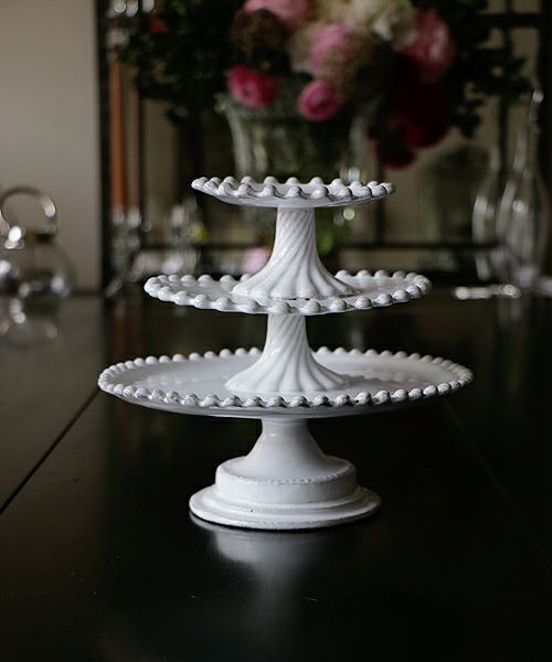 Astier de Villatte アデレイド・3段ケーキスタンド – Blanc de Juillet