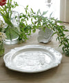 Astier de Villatte Fleur Oval Dinner Plate (Anemone & Ladybug)