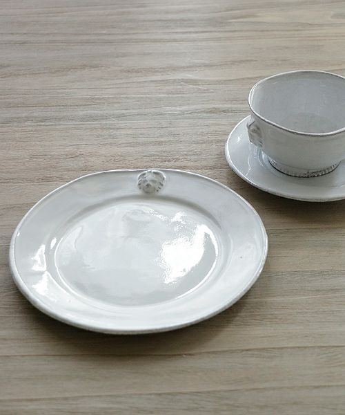 Astier de Villatte Alexandre Oval Plate PM – Blanc de Juillet