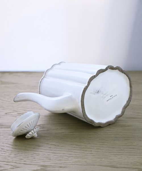 Astier de Villatte ヴィクトリア・ティーポット – Blanc de Juillet