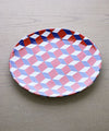 Astier de Villatte Tricolor Cube Plate