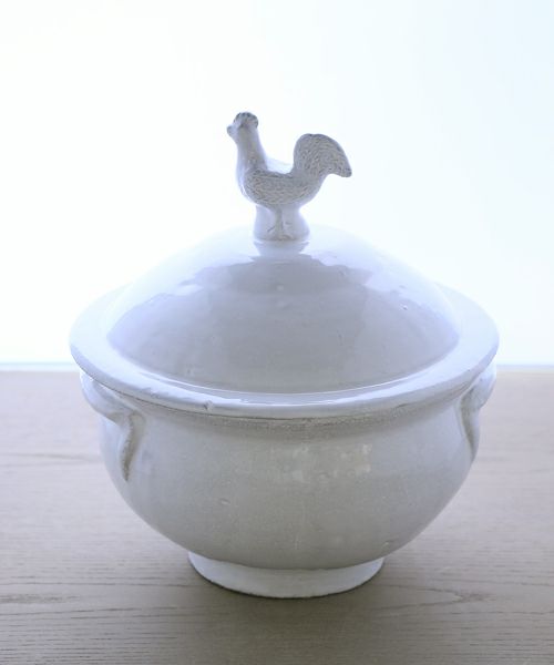 Astier de Villatte マーガレット・鳥のフルーツボウル – Blanc de Juillet