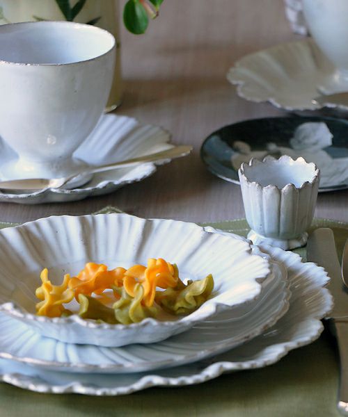 Astier de Villatte ドレープ・スーププレート – Blanc de Juillet