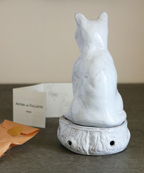 Astier de Villatte セツコ・お香入れ・ネコ – Blanc de Juillet