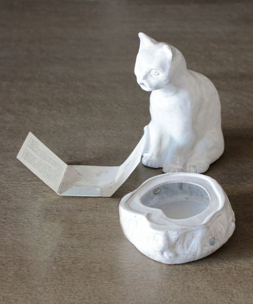 Astier de Villatte セツコ・お香入れ・ネコ – Blanc de Juillet