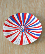 Astier de Villatte Tricolor Dessert Plate