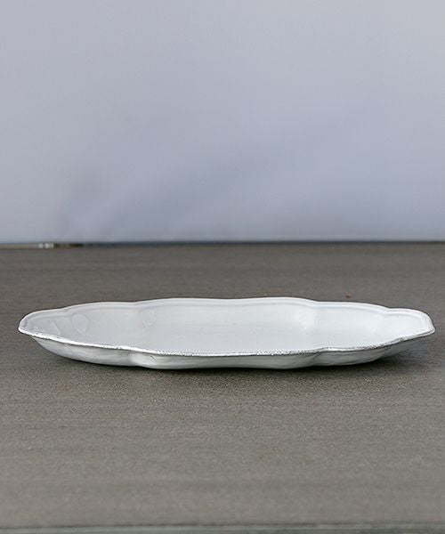 Astier de Villatte バック・オーバルプレート – Blanc de Juillet
