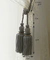 Houles Marquise Tassel Tieback Gray