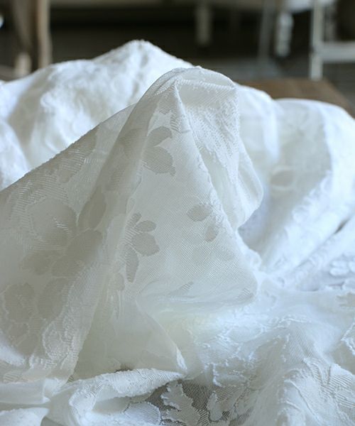 レースカーテン・マドラス・ソングバード 100％コットン(2枚