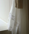 Lace Curtain Madras Plain 100% Cotton (2 pieces)