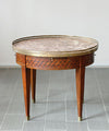 antique coffee table marble top