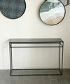 Ethnicraft Console Charcoal Aged Mirror PM