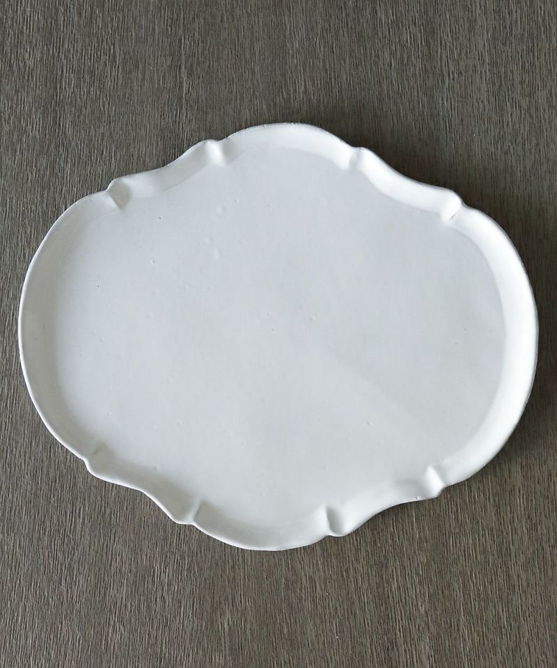 Astier de Villatte ローマ・スーププレートPM – Blanc de Juillet
