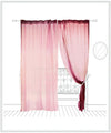 Lace curtain, Savoy, Lira, Rose (1 piece)