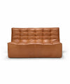 Ethnicraft Combination Sofa 2 Seater Leather