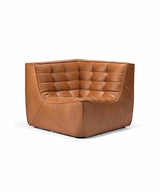Ethnicraft Combination Sofa Corner Leather