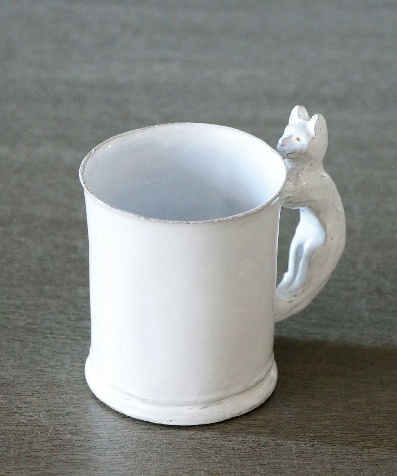 Astier de Villatte セツコ・マグ・ネコ・ゴールデンアイズ – Blanc de