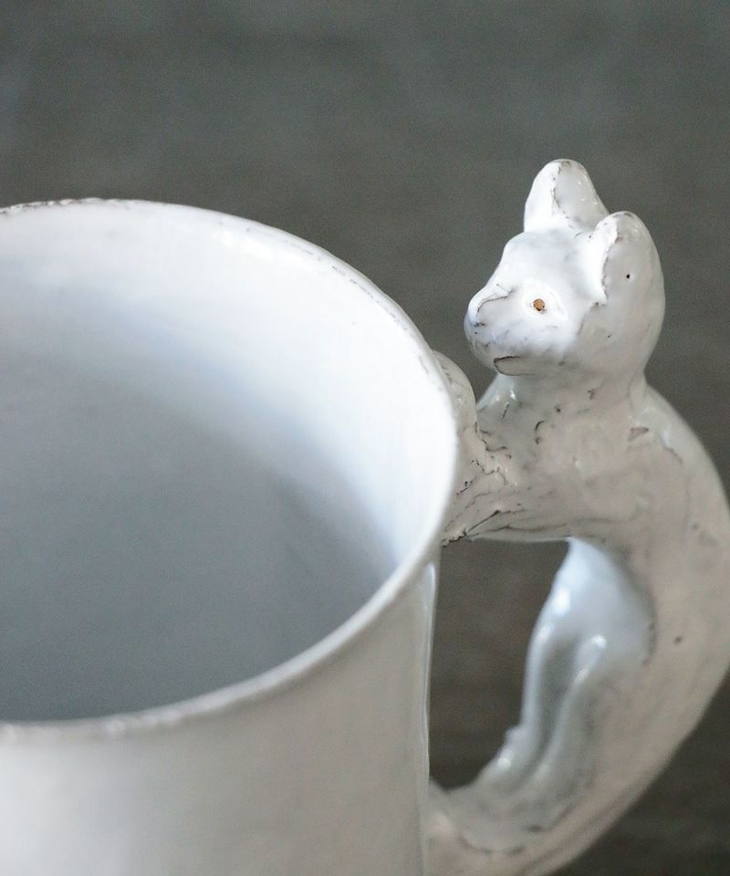 Astier de Villatte セツコ・マグ・ネコ・ゴールデンアイズ – Blanc de
