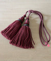 Houles Plaza Tassel Tieback Plum