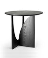 Ethnicraft Side Table Oak Geometric Black