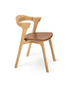 Ethnicraft dining chair oak bok cognac leather