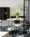 [Custom-made item] Ethnicraft Dining Table Oak Mikado Φ150