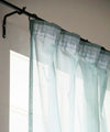 Lace curtain Savoy Lago blue green (1 piece)