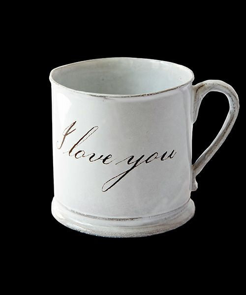 Astier de Villatte ジョンデリアン・I Love You・マグ – Blanc de Juillet