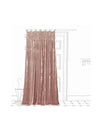 Beatrice LAVAL Silk Velor Curtain Istanbul Taupe W150×H240