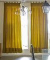 Beatrice LAVAL Silk Velvet Curtain, Istanbul, W110 x H300, Gold