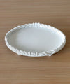 Astier de Villatte Setsuko oval leaf cake stand