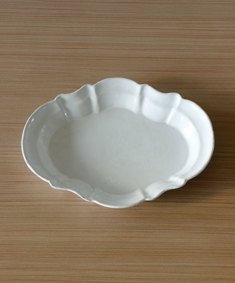 Astier de Villatte ローマ・ディナープレートPM – Blanc de Juillet