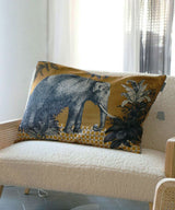 Beatrice LAVAL Silk Cushion Cover - Elephant - 90x60