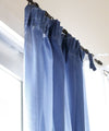 Lace Curtain Savoy Indigo Blue (1 sheet)