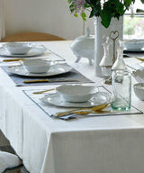 Luncheon Mat Verone Blanc [Water Repellent]