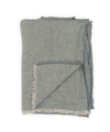 Beatrice LAVAL Linen Bedspread & Curtain Chevron Weave Gray 170x250
