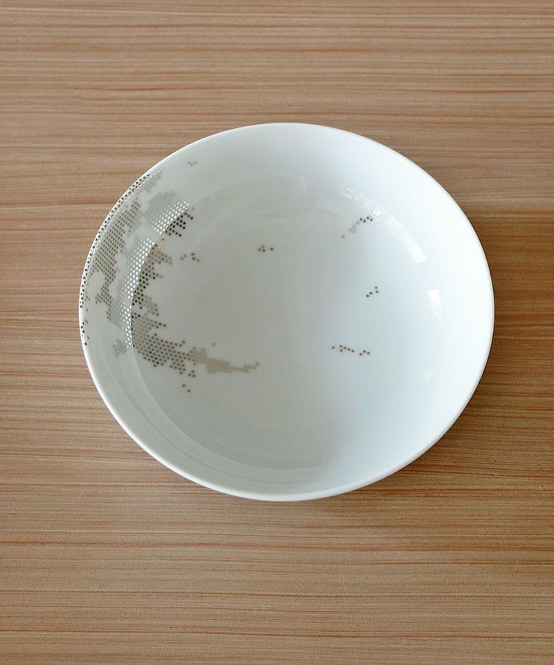 Non Sans Raison Limoges・Soup plate Φ17cm・Mantonin・Platinum