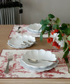 Astier de Villatte Poppy Soup Plate